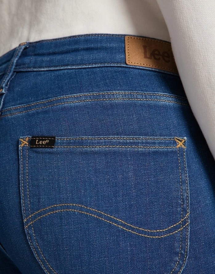 LEE SCARLETT DAMSKIE SPODNIE JEANSOWE JEANSY DARK AYA L526OPSO 112140203