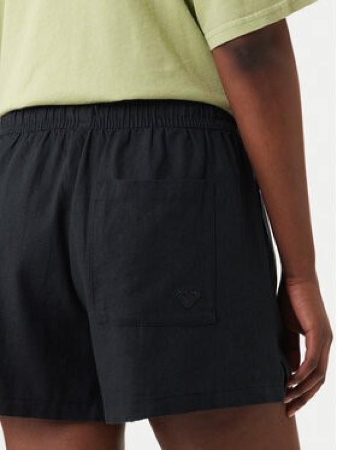 Roxy Szorty materiałowe Lekeitio Break ERJNS03490 Czarny Regular Fit
