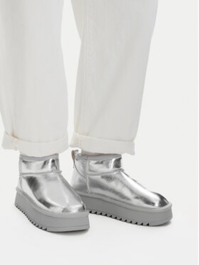 Eva Minge Śniegowce EO-NIKI-TS6304-01 Srebrny