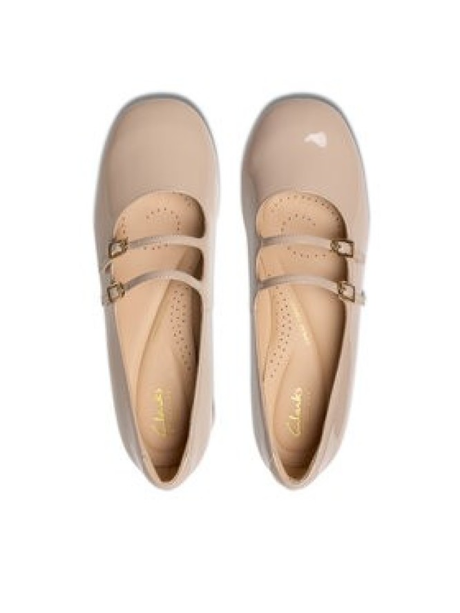 Clarks Półbuty 26181313 Beżowy