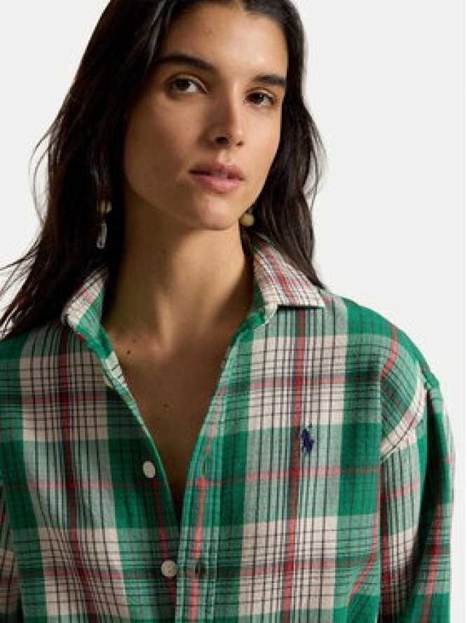 Polo Ralph Lauren Koszula 211971515503 Zielony Relaxed Fit