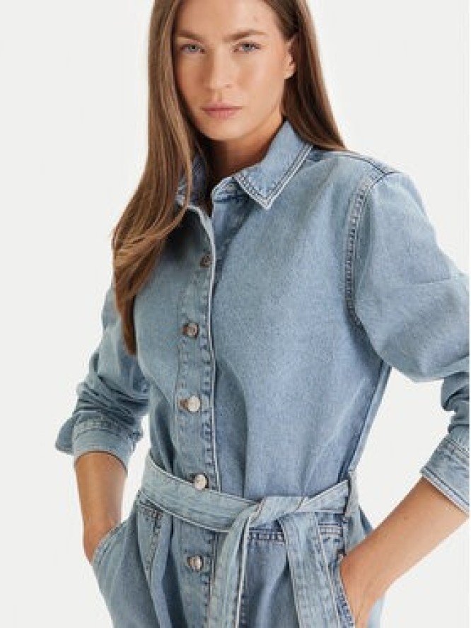 Calvin Klein Jeans Sukienka jeansowa LV047F671G Niebieski Regular Fit