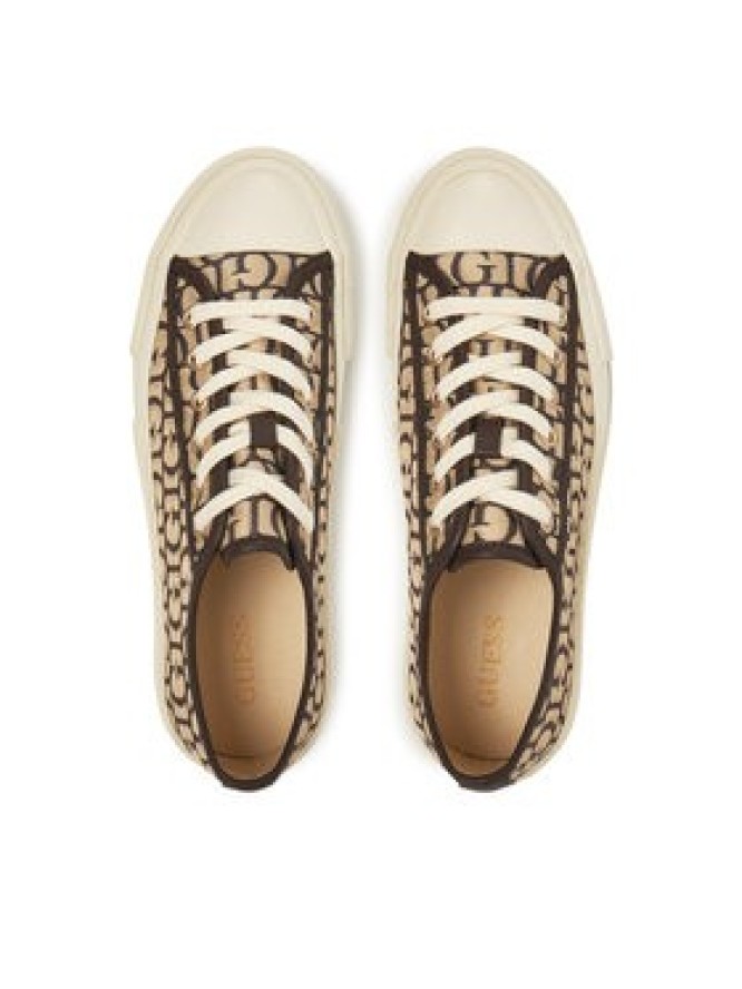 Guess Trampki FLPCAR FAL12 Brązowy