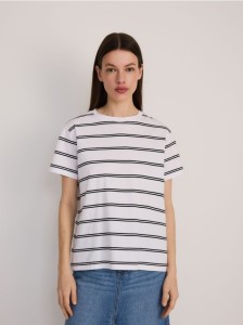 Bawełniany t-shirt regular - wielobarwny