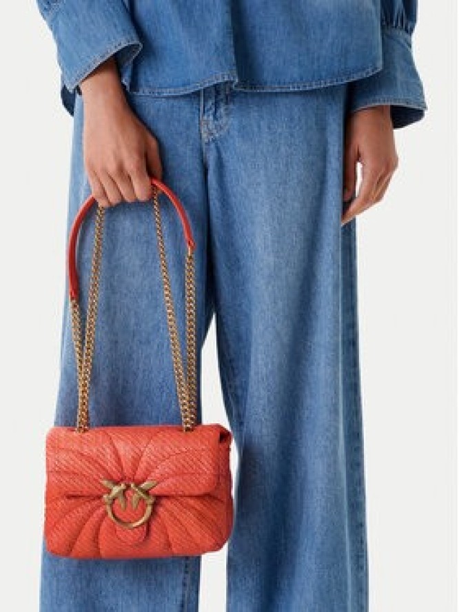 PINKO Torebka Love Puff Mini PE 25 PLTT 100039 A2C8 Pomarańczowy