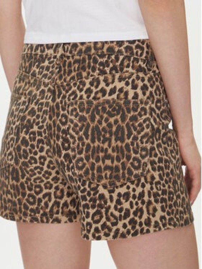 Vero Moda Szorty jeansowe Tess 10329962 Brązowy Regular Fit