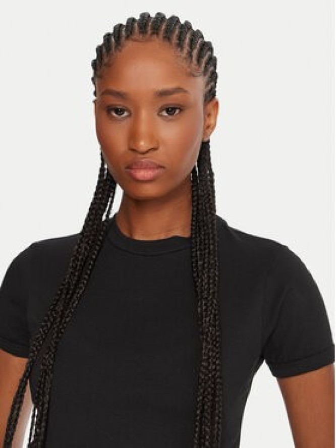 Reebok T-Shirt RK25309CCW Czarny Slim Fit