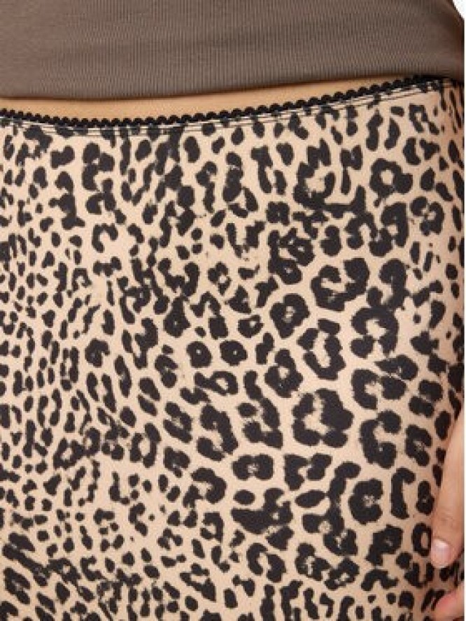 Noisy May Spódnica midi Avery 27034322 Brązowy Slim Fit