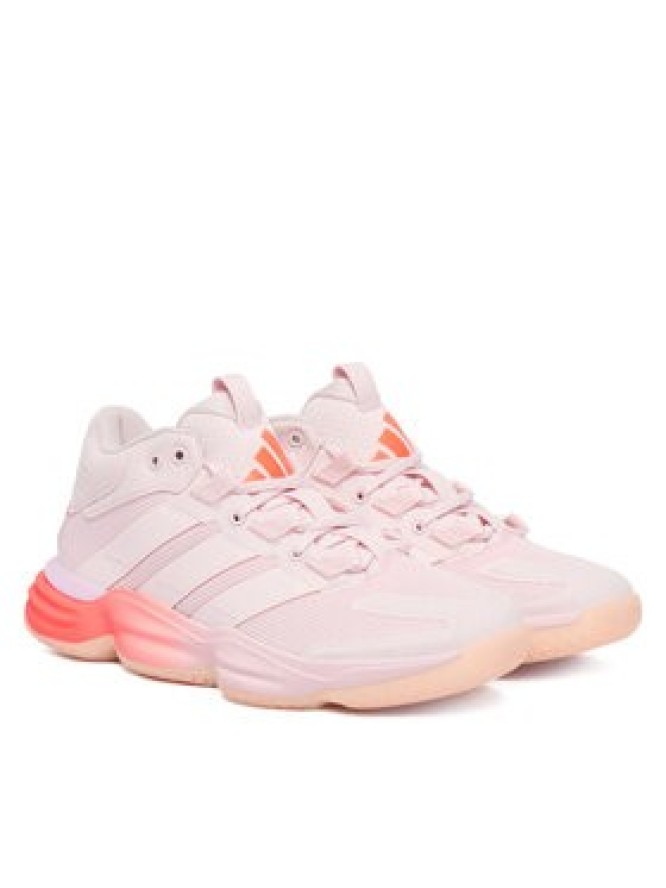 adidas Buty halowe Court Stabil Indoor Shoes KJ9686 Różowy jasny