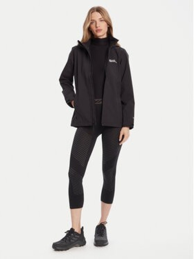 Jack Wolfskin Kurtka outdoor Trailtime 2l A63902 Czarny Regular Fit