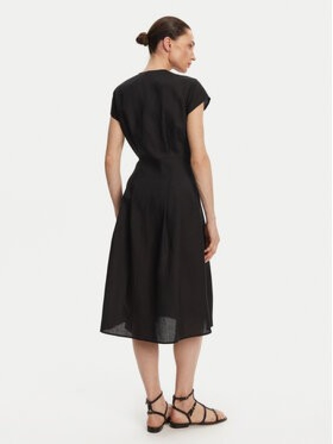 TWINSET Sukienka letnia 251TT2072 Czarny Loose Fit
