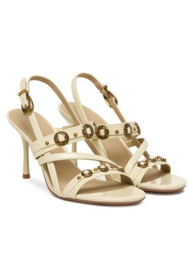 PINKO Sandały Vanda 01 SD0511 E037 Écru