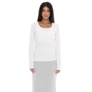 Koszulka Langärmliges Damen z Leone 1947 Nigdy bez plakietki