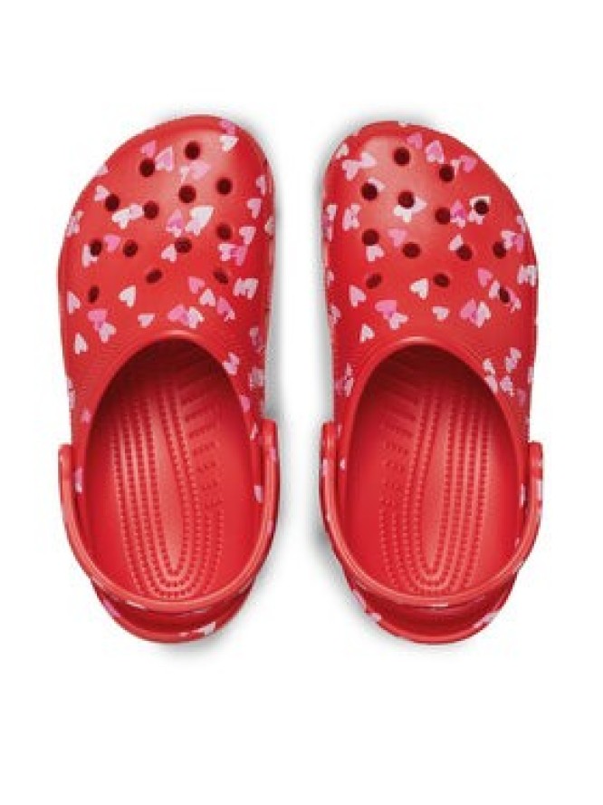 Crocs Klapki Classic Vday Clog 209682 Czerwony