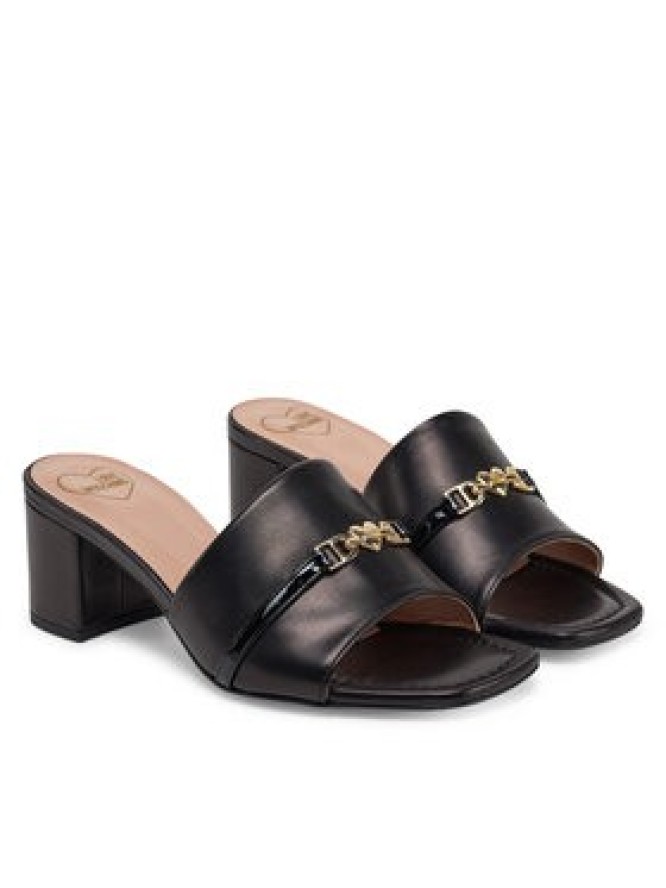 LOVE MOSCHINO Klapki JA28075G1MIA400A Czarny