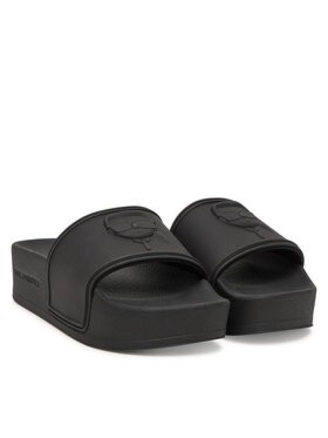 KARL LAGERFELD Klapki Kondo Maxi KL80819M Czarny