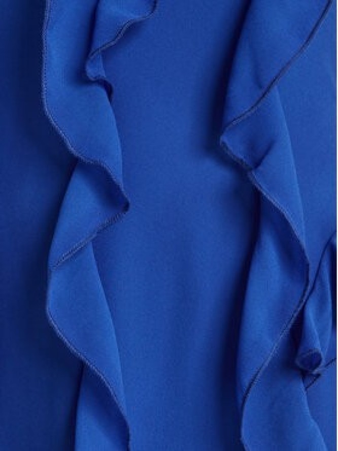 Bardot Sukienka wieczorowa Veris Ruffle 60007DB Niebieski Regular Fit