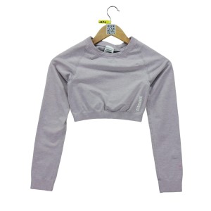 Second life - T-shirt Femme Fitness Yoga Crop Top - Stan dobry