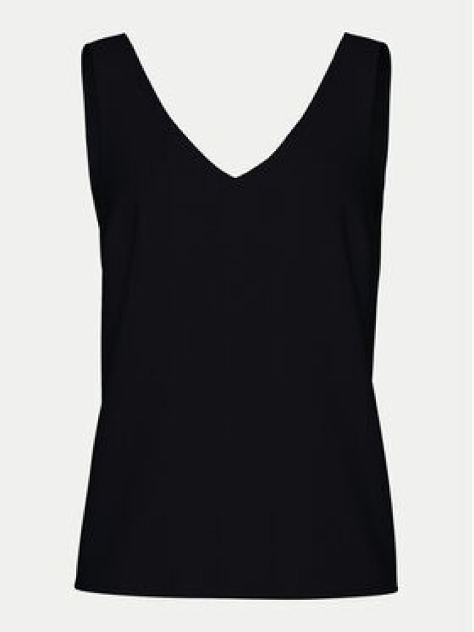 Pieces Top Franan 17146424 Czarny Regular Fit