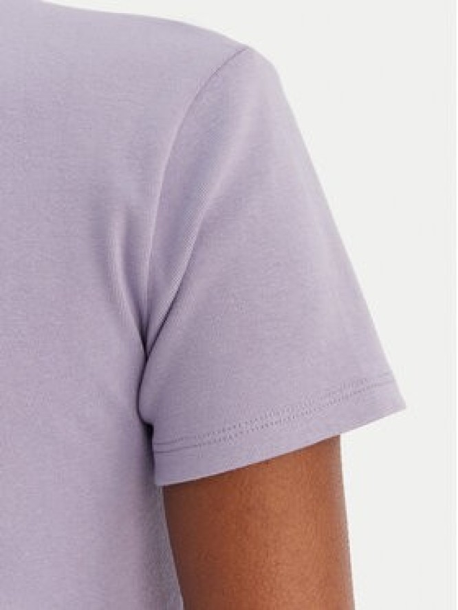 HUGO T-Shirt Delanor 50512000 Fioletowy Slim Fit