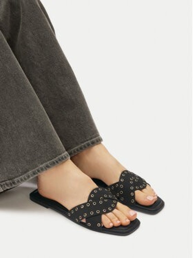 JENNY Klapki R07072024 Czarny