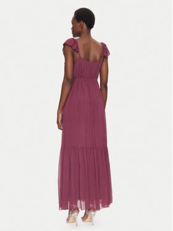 Dixie Sukienka letnia A207W021A Bordowy Regular Fit