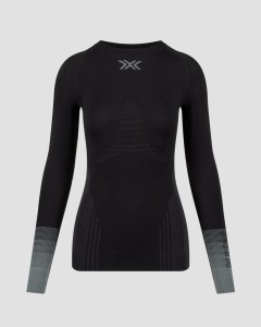 Koszulka damska X-Bionic Invent Graphics Shirt Ls Black/Dark Grey B175