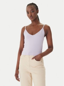 Guess Top O6GR01 Z5302 Fioletowy Regular Fit