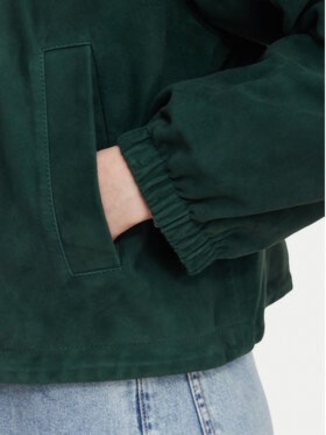 Weekend Max Mara Kurtka skórzana Zuppa 2625446011 Zielony Regular Fit