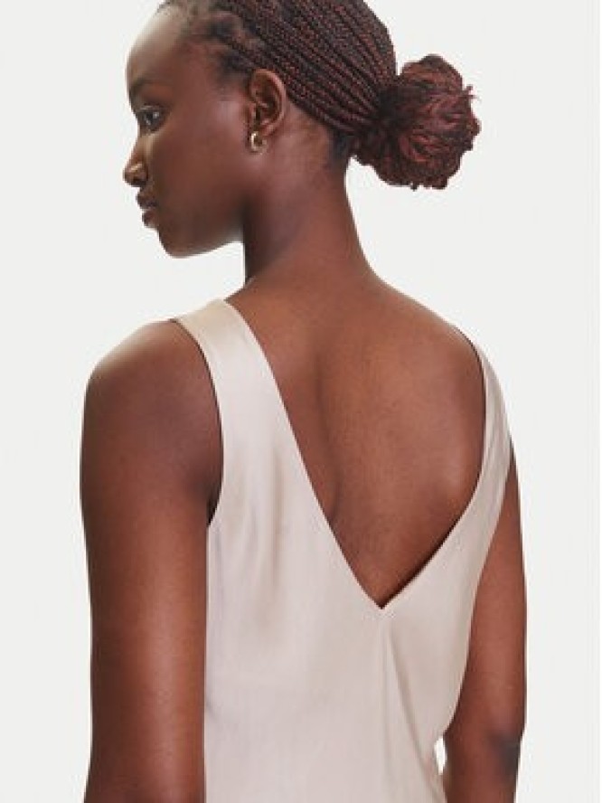 Dixie Sukienka wieczorowa A782W039A Beżowy Regular Fit