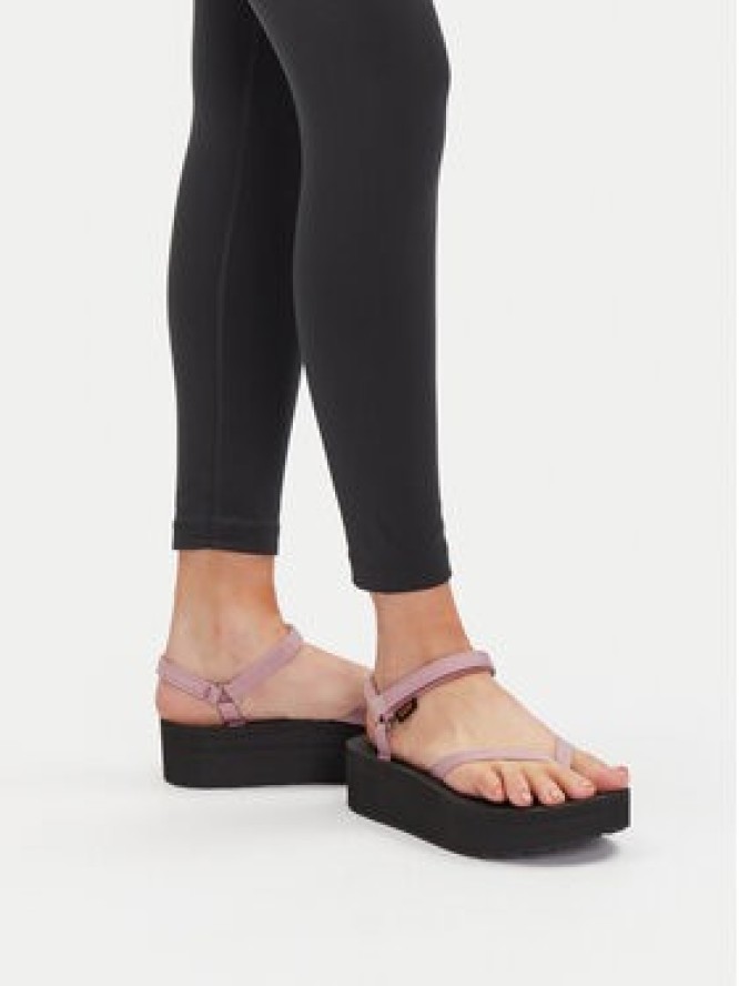 Teva Sandały Flatform Slim 1164630 Różowy