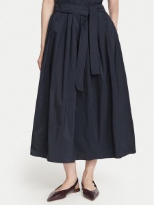 Weekend Max Mara Spódnica midi Alpaca 2625106041 Granatowy Regular Fit