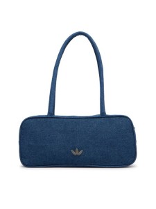 adidas Torebka Adicolor Elongated Airliner Denim Bag KD7875 Niebieski