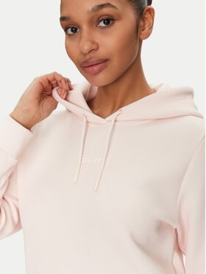 Guess Bluza V4YQ11 KB3P2 Różowy Regular Fit