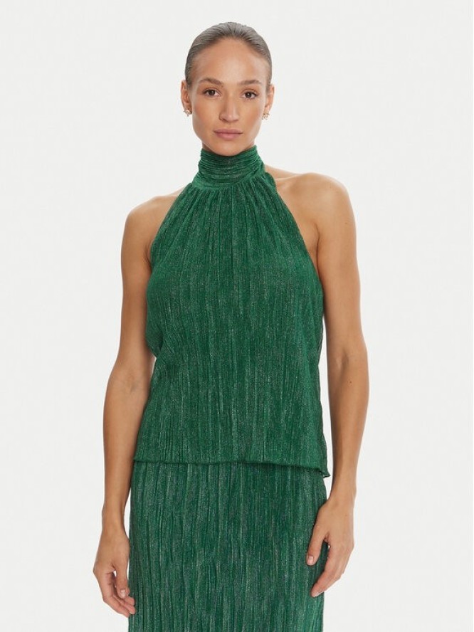 Bruuns Bazaar Bluzka Brella Duro BBW4531 Zielony Slim Fit