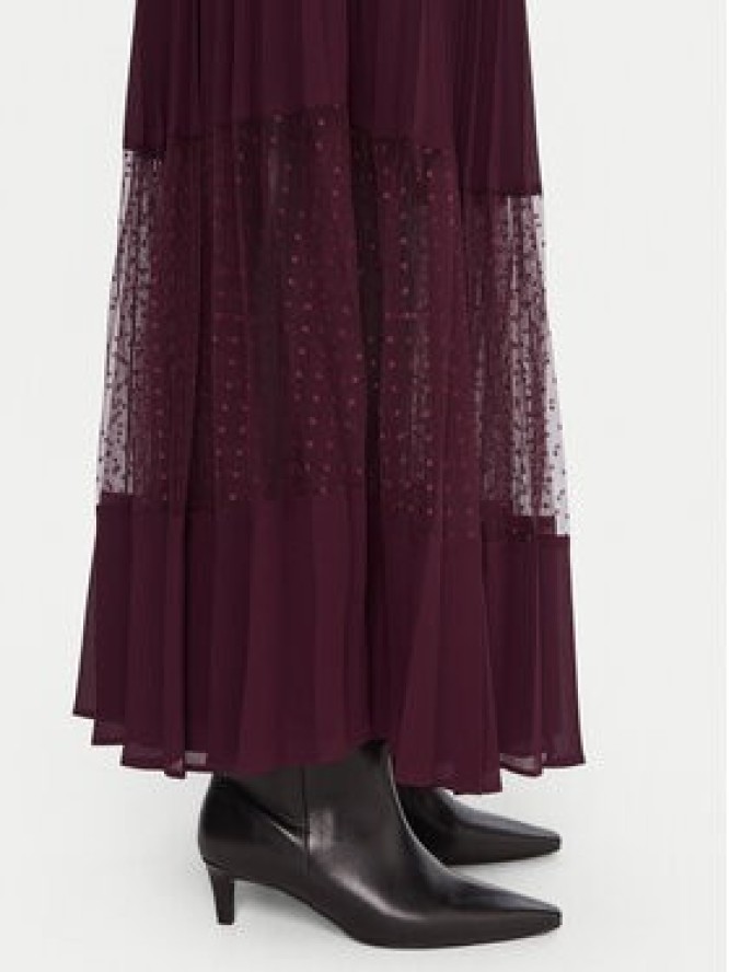 TWINSET Spódnica maxi 252TP2642 Fioletowy Regular Fit