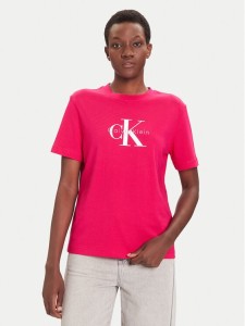 Calvin Klein Jeans T-Shirt Hero Classic LV047B865G Różowy Regular Fit