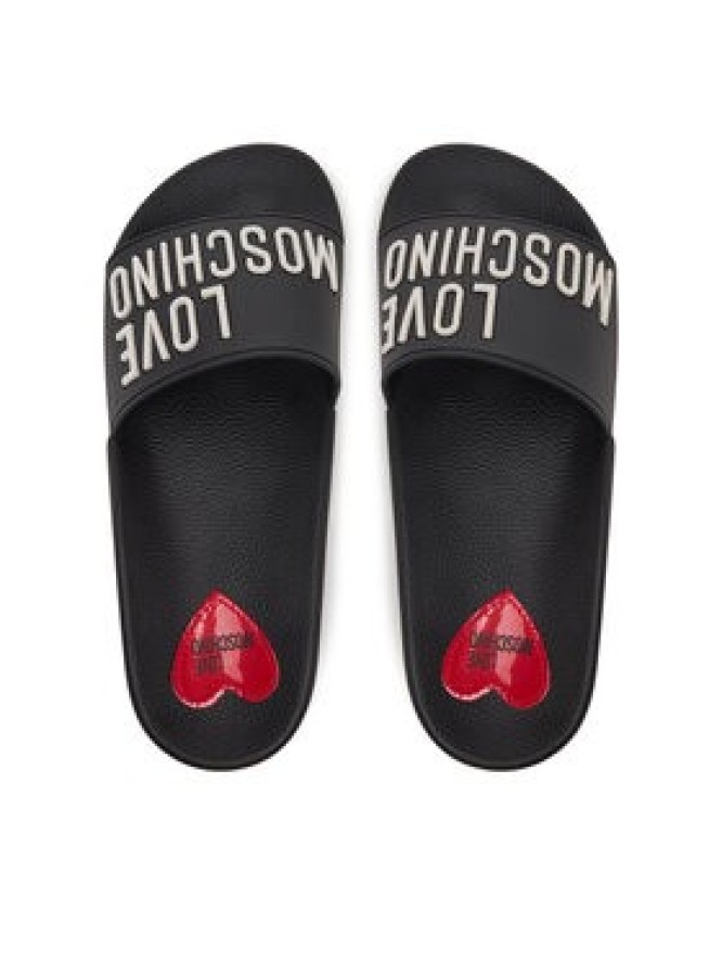 LOVE MOSCHINO Klapki JA28052G1MI14000 Czarny