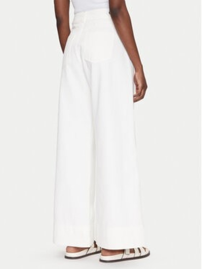 BOSS Jeansy Talashea 50537020 Écru Wide Leg