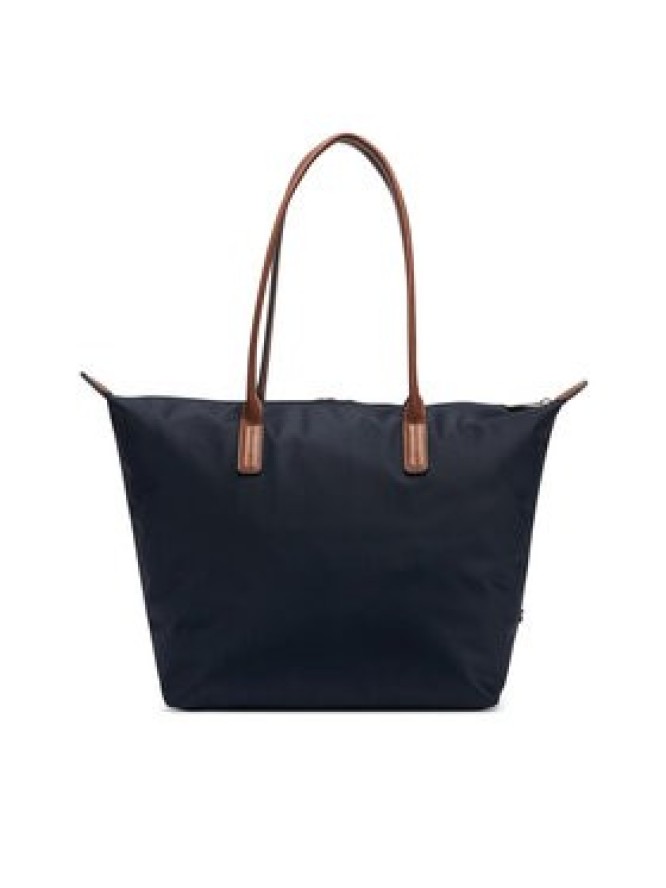 Tommy Hilfiger Torebka Popette Tote Corp AW0AW19027 Granatowy