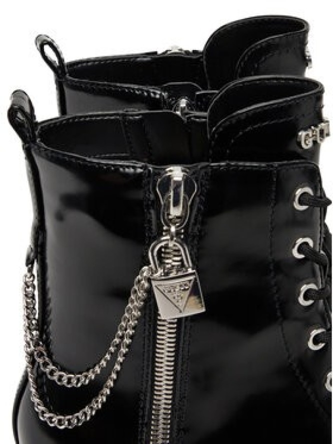 Guess Botki FLTFRO ELE10 Czarny