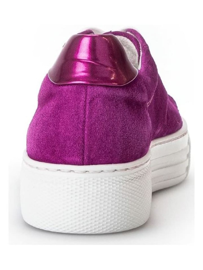 Gabor Skórzane sneakersy w kolorze fioletowym rozmiar: 38
