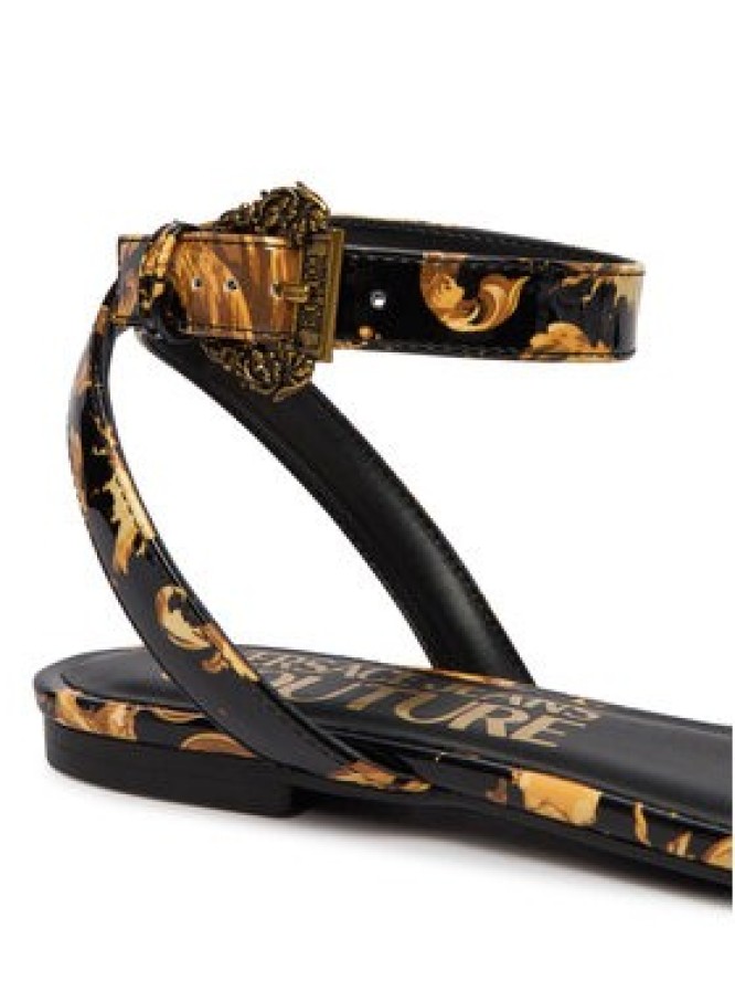 Versace Jeans Couture Sandały 80VA3S61 ZS366 G89 Czarny