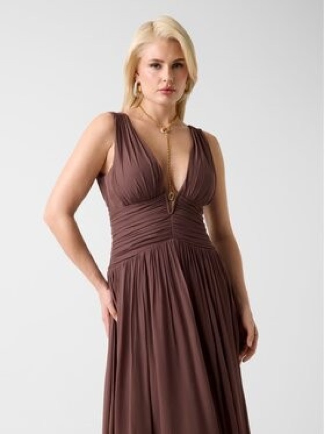 Marciano Guess Sukienka codzienna 182358 Brązowy Classic Fit