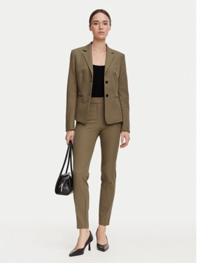 HUGO Marynarka Agonia-1 50539976 Brązowy jasny Slim Fit