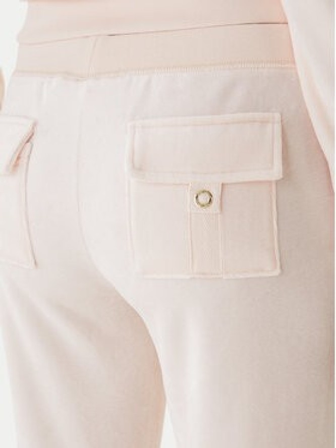 Juicy Couture Spodnie dresowe Caisa JCSEBJ008G Różowy Slim Fit