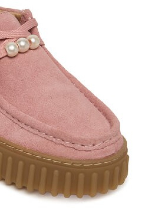 Clarks Półbuty Torhill Bee 26184585 Różowy
