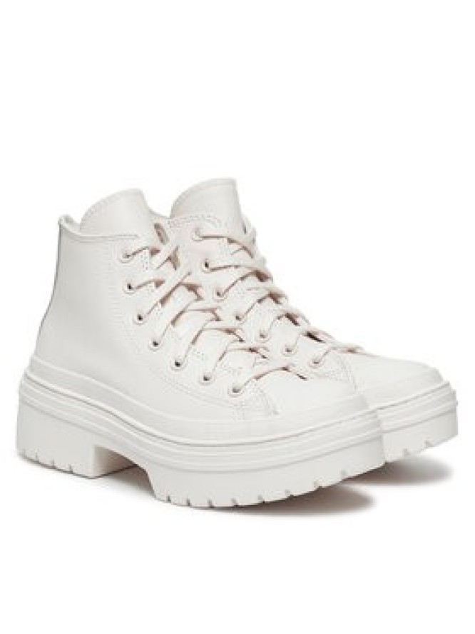 Converse Trzewiki Chuck Taylor All Star Lugged Heel Leather Platform A10370C Biały
