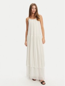 BOSS Sukienka letnia Davala 50535154 Beżowy Relaxed Fit