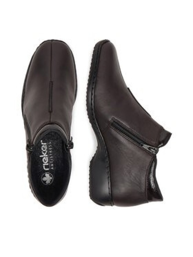 Rieker Botki CEO-L3882-25 Brązowy ciemny